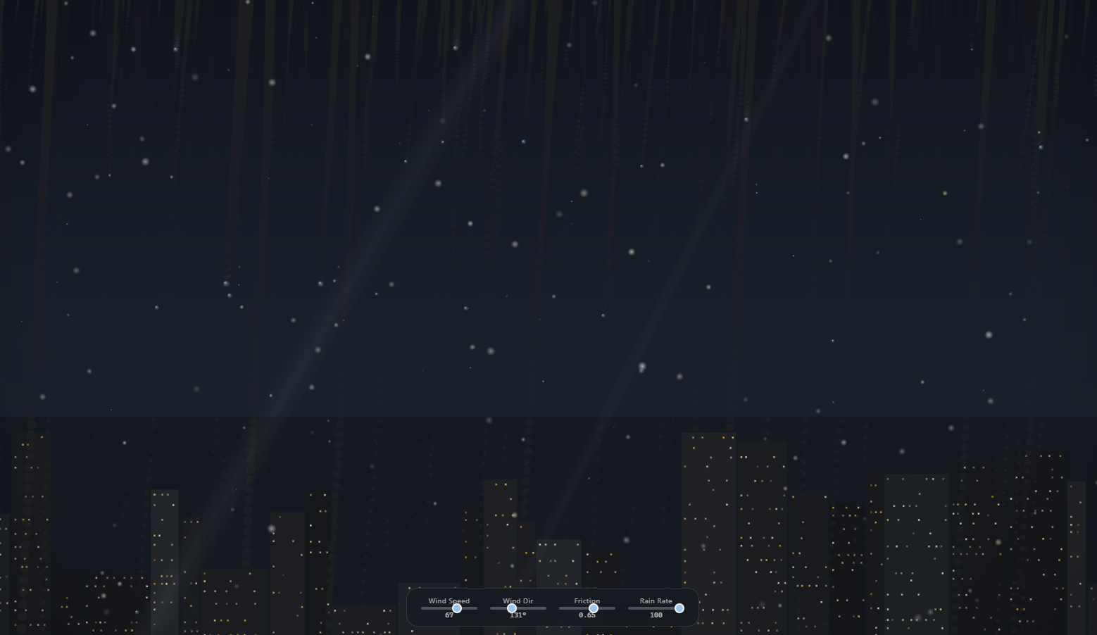 雨滴滴落